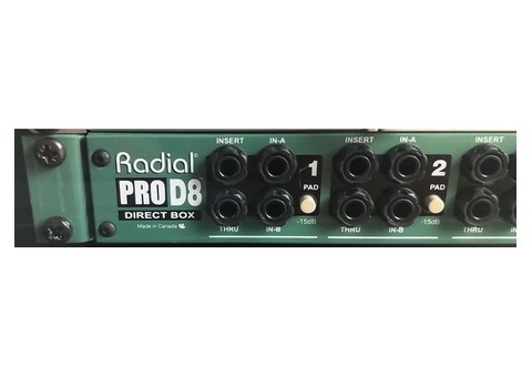 DI RADIAL PRO D8 (BOITIER DIRECT)