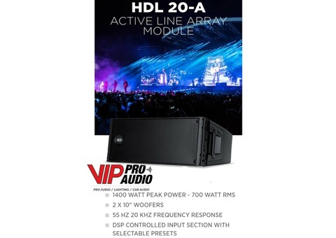 LINE ARRAY RCF HDL 20A (8) / 8006AS (4)