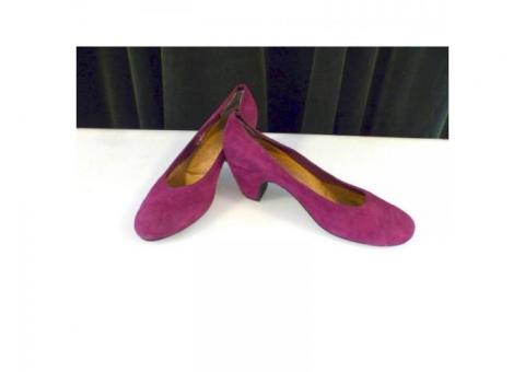 Chaussure talon violet
