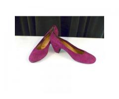 Chaussure talon violet