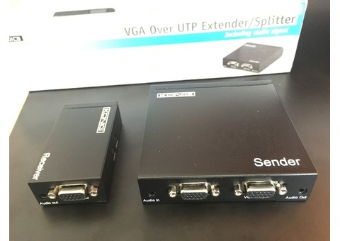 Extendeur VGA audio sur câble Ethernet jusquà 300 m