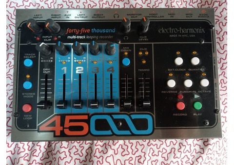 Looper Electro-Harmonix 45 000 + Foot Controller