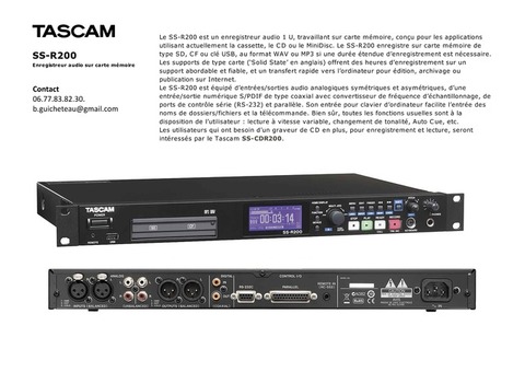 Tascam SS-R200