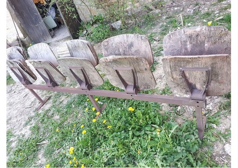 rangées siège banc fauteuil strapontins bois - spectacteurs