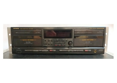 1 platine lecteur/enregistreur de cassettes double Aiwa AD-WX929