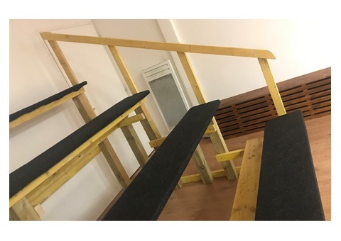 GRADINS EN BOIS - 48 assises