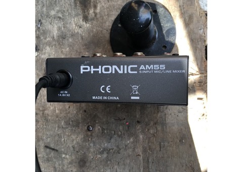 Vend console AM 55 Phonic