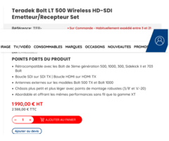 WIRELESS HDSDI SET TERADEK