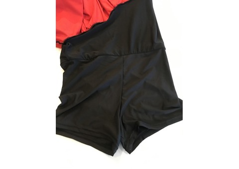 Tenue Jupe noir et rouge de danse de salsa