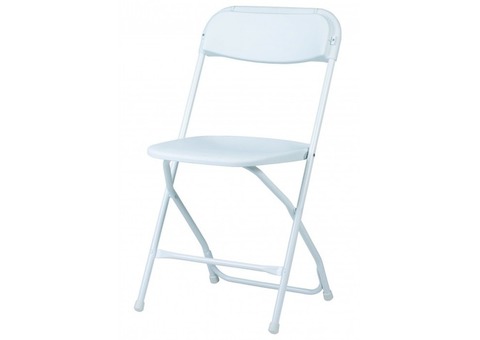 Vente lot de chaises pliante blanche x60