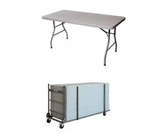 Vente lot de tables 20 chariot