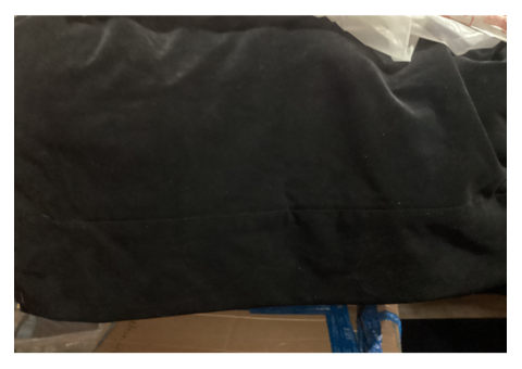 REF 8 Frise velours coton noir