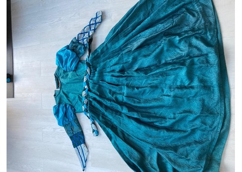 robe bleu turquoise