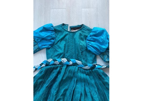 robe bleu turquoise