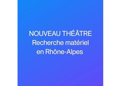Recherche tout matériel