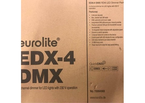 Eurolite EDX4 DMX RDM LEDDimmerpack