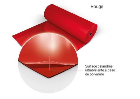 Tapis de danse Harlequin Hi Shine rouge