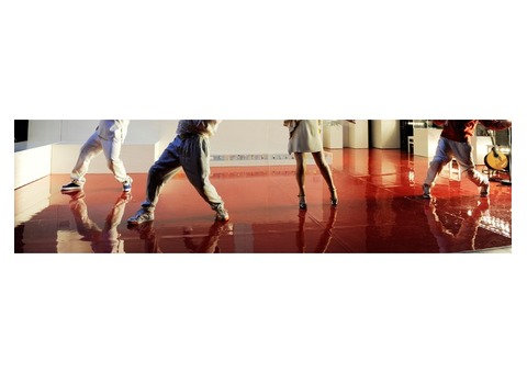 Tapis de danse Harlequin Hi Shine rouge