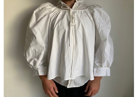 Haut bouffant blanc