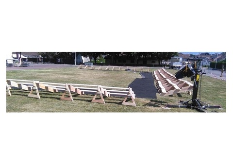 Tribunes Gradins démontable 3 rang neuf à vendre