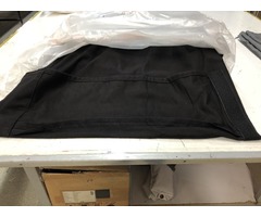 REF 71 Deux Rideaux polyesters noirs