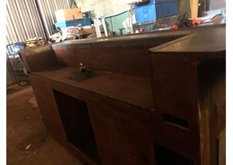 BAR comptoir en zinc pour décor