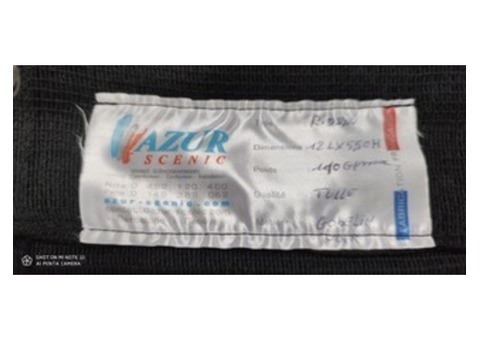 Tulle Gobelin Mat CS Noir 12m x 55m