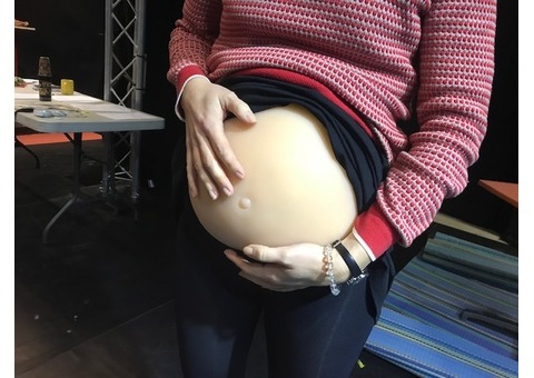 faux ventre de femme enceinte silicone