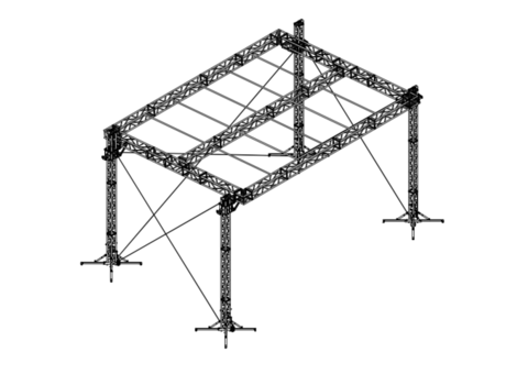 COUVERTURE DE SCENE GRILL STRUCTURE