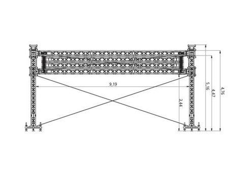 COUVERTURE DE SCENE GRILL STRUCTURE