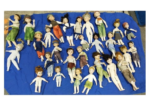 Lot de poupées marionnettes