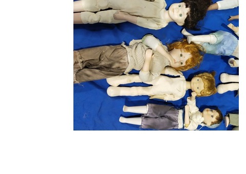 Lot de poupées marionnettes