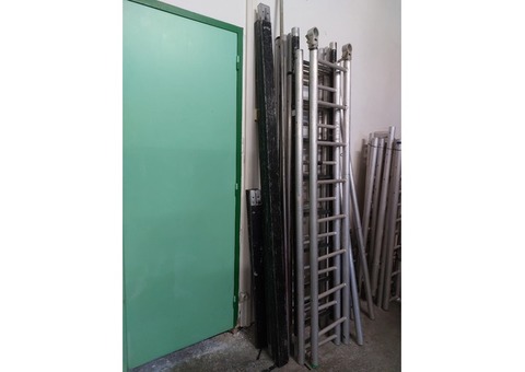 Lot tubes rectangulaires aluminium