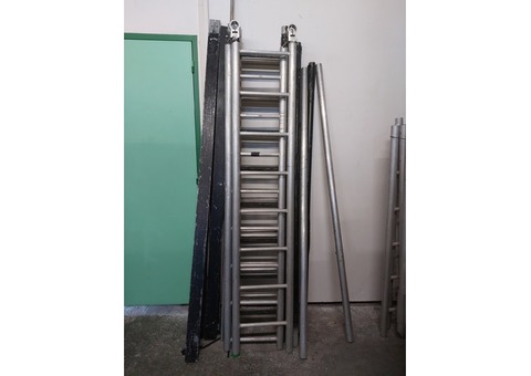 Lot tubes rectangulaires aluminium