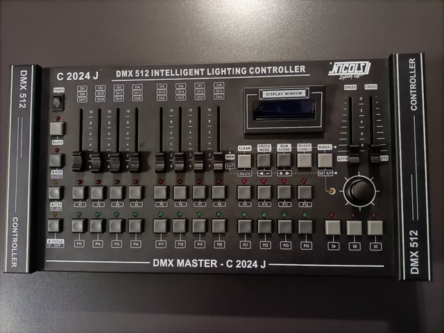Vends console DMX Nicols C 2024 J Bourgoin-Jallieu - Récupscène