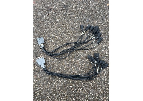 Lot de 285 mètres de câbles multipaires électriques harting