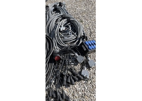 Lot de 285 mètres de câbles multipaires électriques harting