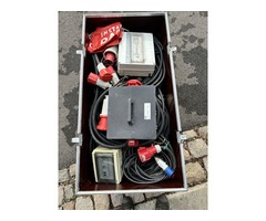 Flightcase avec câblage alimentation électrique