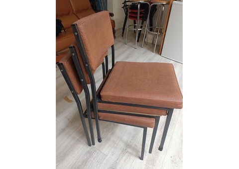 LOT de 5 Chaises vintage