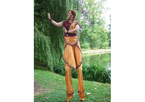 Costume Echassière Danseuse Indienne
