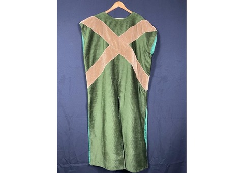 Costume de scène Tabard de chevalier vert velour