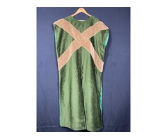 Costume de scène Tabard de chevalier vert velour
