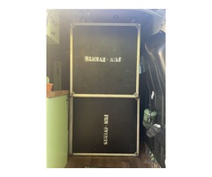 2 flightcases 86cmx90cmx103cm