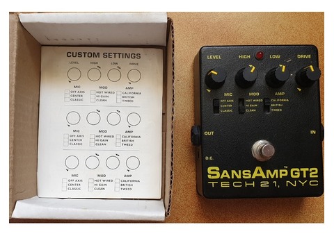 Pédale effets GT2 SansAmp