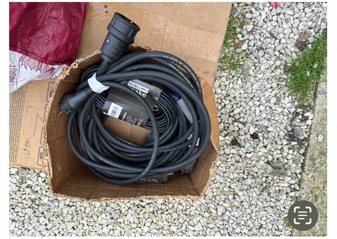 Lot de câbles dalimentation powercon DMX