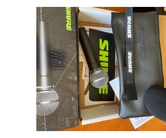 3 MICROS SM58 SHURE ETAT NEUF ET COMPLETS