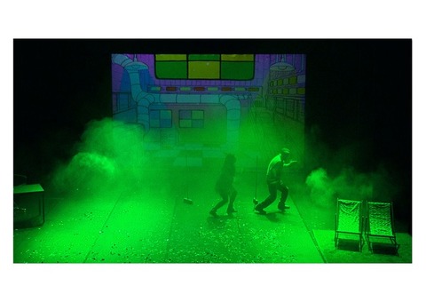 Cyclo de projection noir