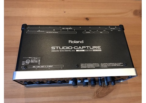 INTERFACE AUDIO ROLAND STUDIO CAPTURE 16x10