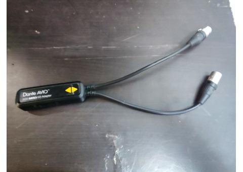 2x Adaptateur Audinate Dante Avio AES3 ADPAES AU 2x2
