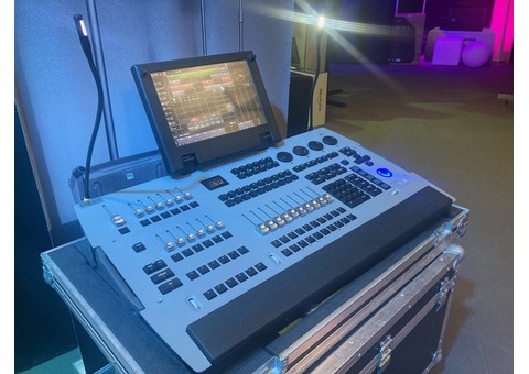 Console lumières Martin M1 Routeur Ether2DMX8 flight case